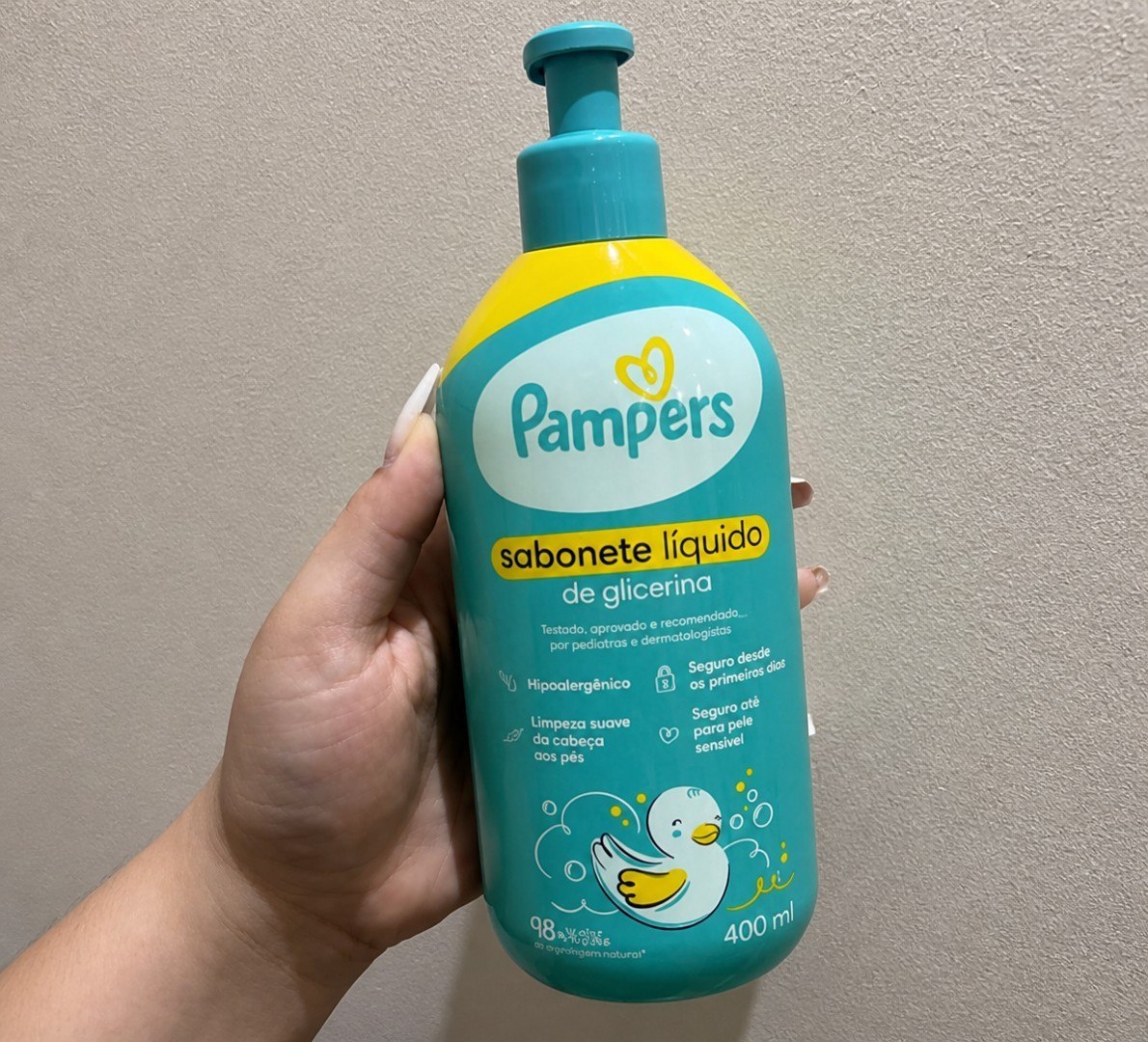 🫧 Sabonete Liquido Glicerina Pampers 400ml