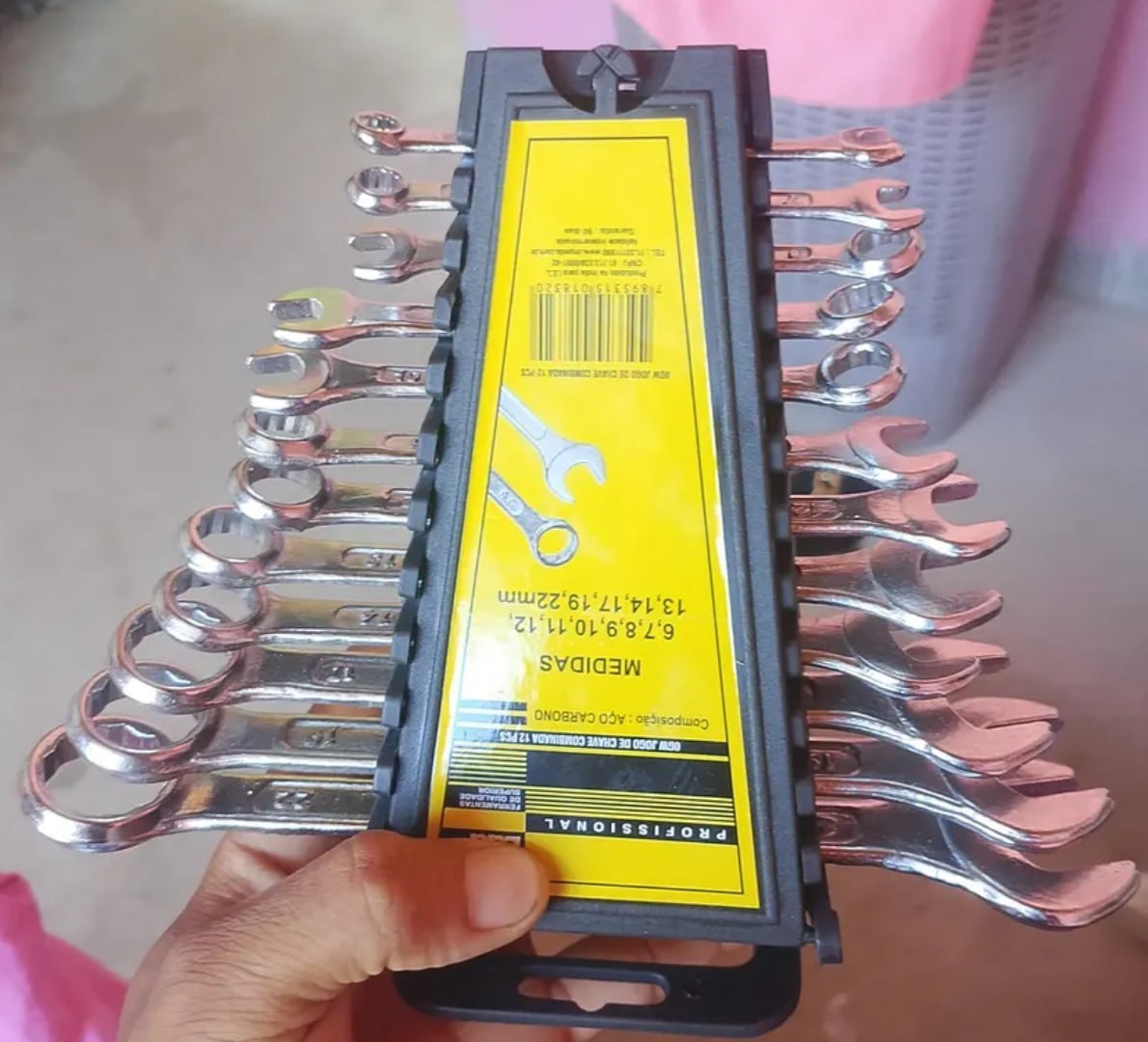 🔧 Jogo Chave Combinada Eda 12 Peças 6 A 22mm 0gw Hobby