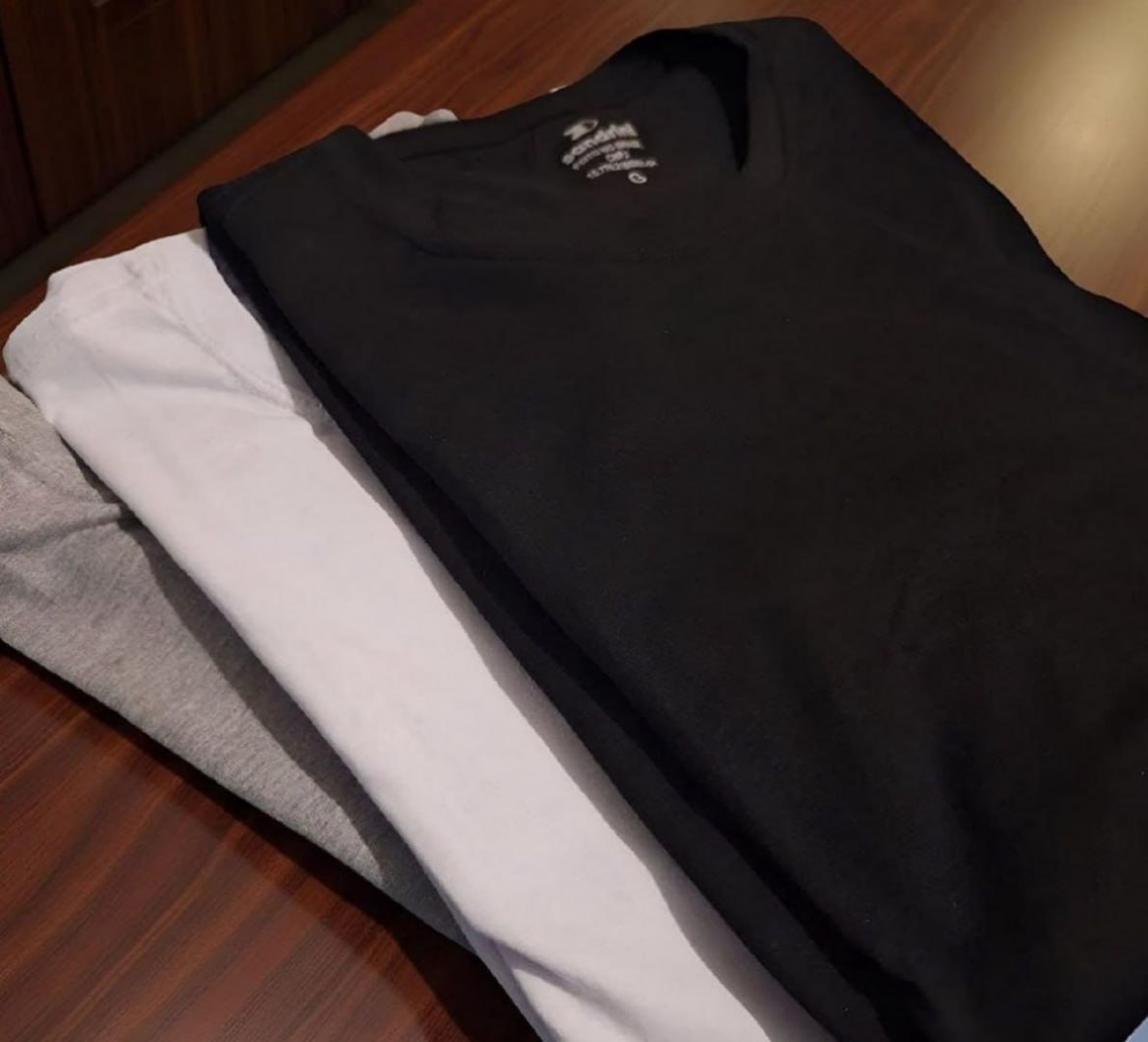 👕 Kit 3 Camisetas Algodão Dia Dia Sandrini Básica