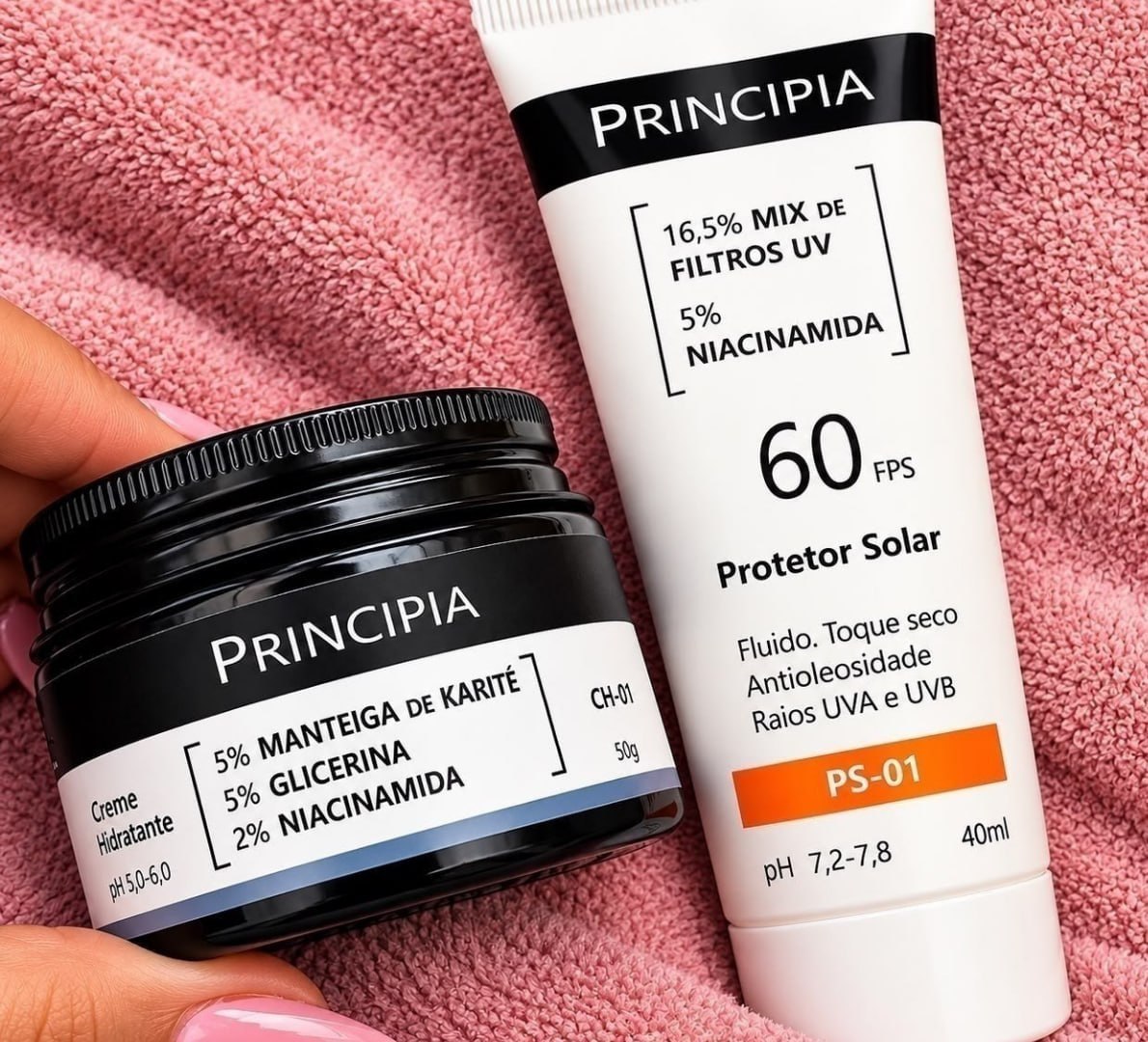 𧓠Principia Kit Hidratação E Proteção Facial Ch-o1 + Ps-01