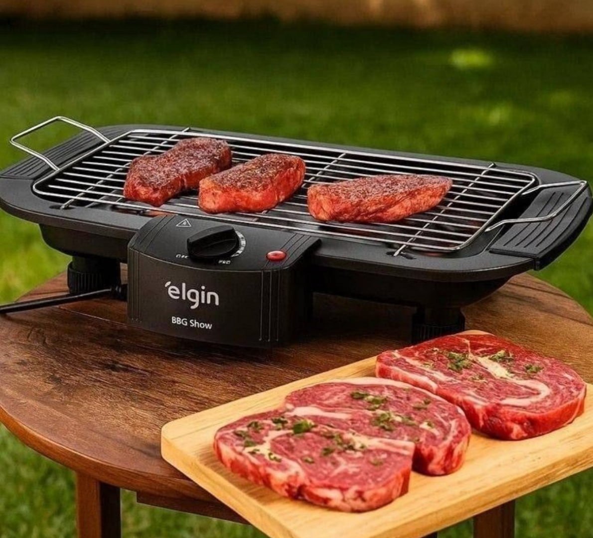 🥩 Churrasqueira Elétrica De Mesa Bbq Show Elgin 110V