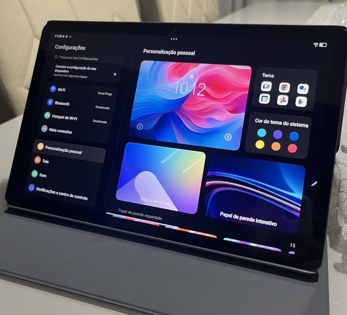 ✅ Tablet Lenovo Idea Tab, 8GB RAM, 128GB, 11” Com Caneta e Capa