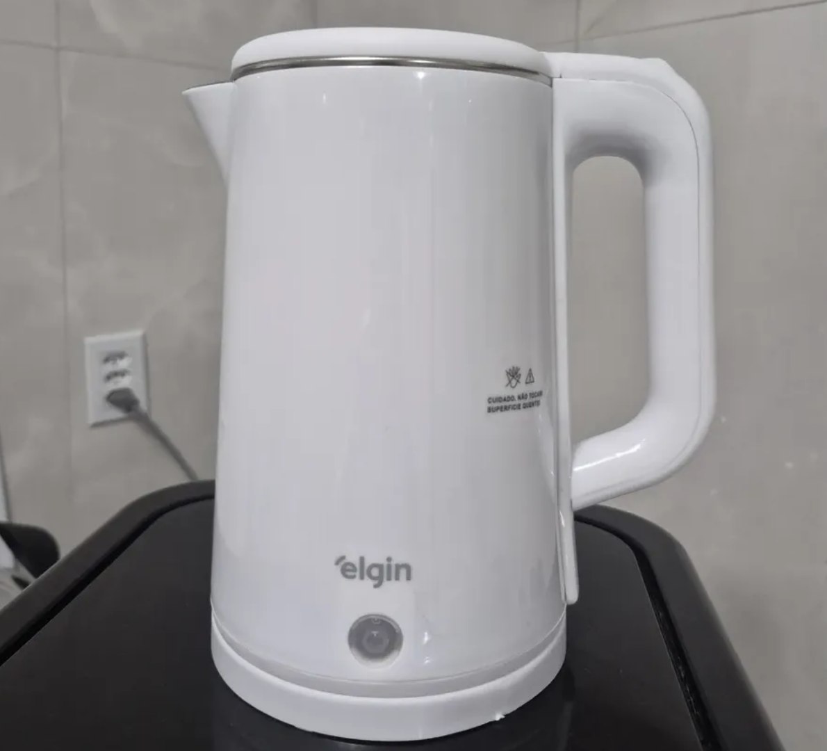 ✅ Chaleira Elétrica Elgin Slim Branca 110V 1,8L 1200W