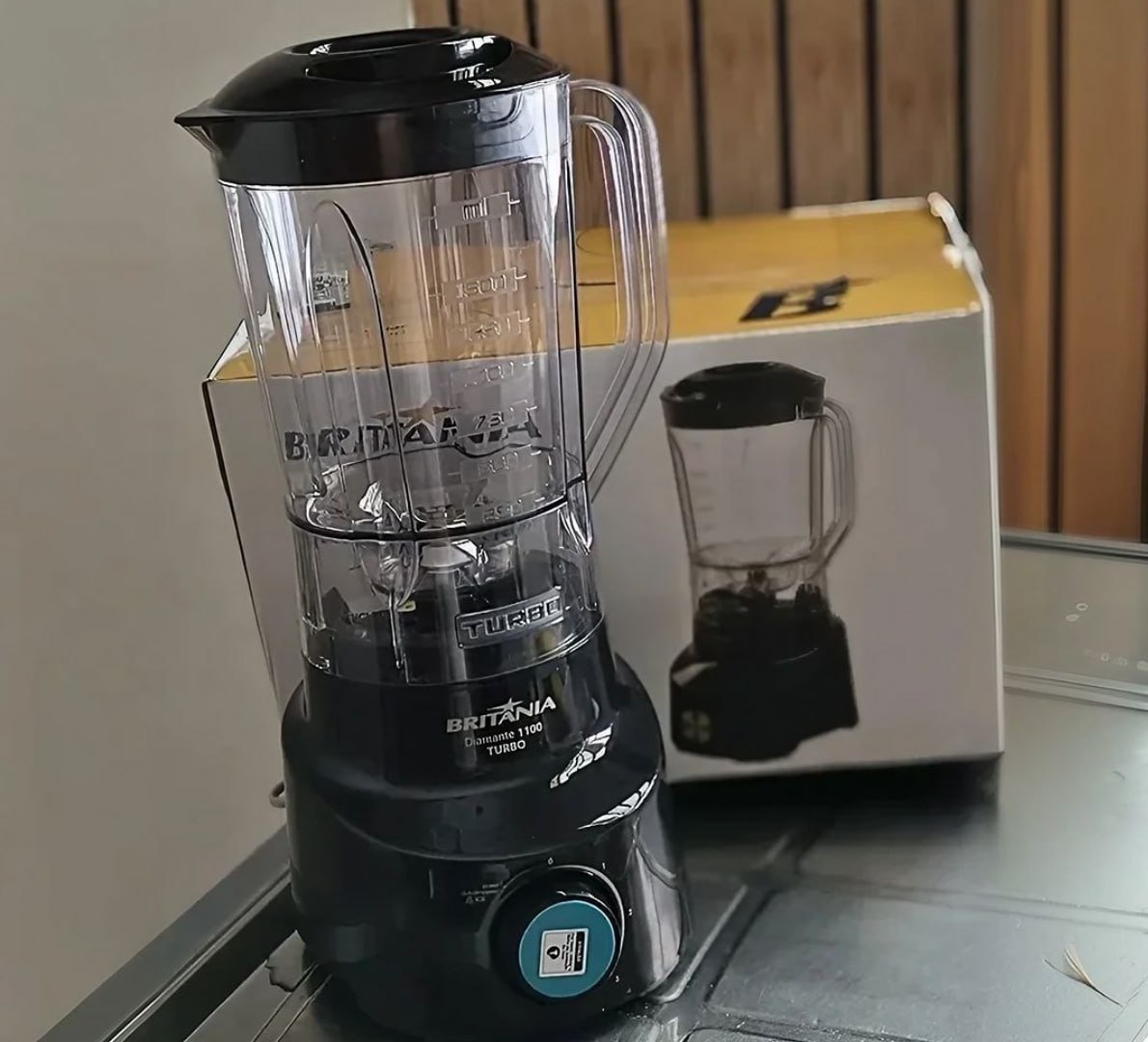 ✅ Liquidificador Britânia 2,6L 4 Velocidades Diamante 1100 - 127V