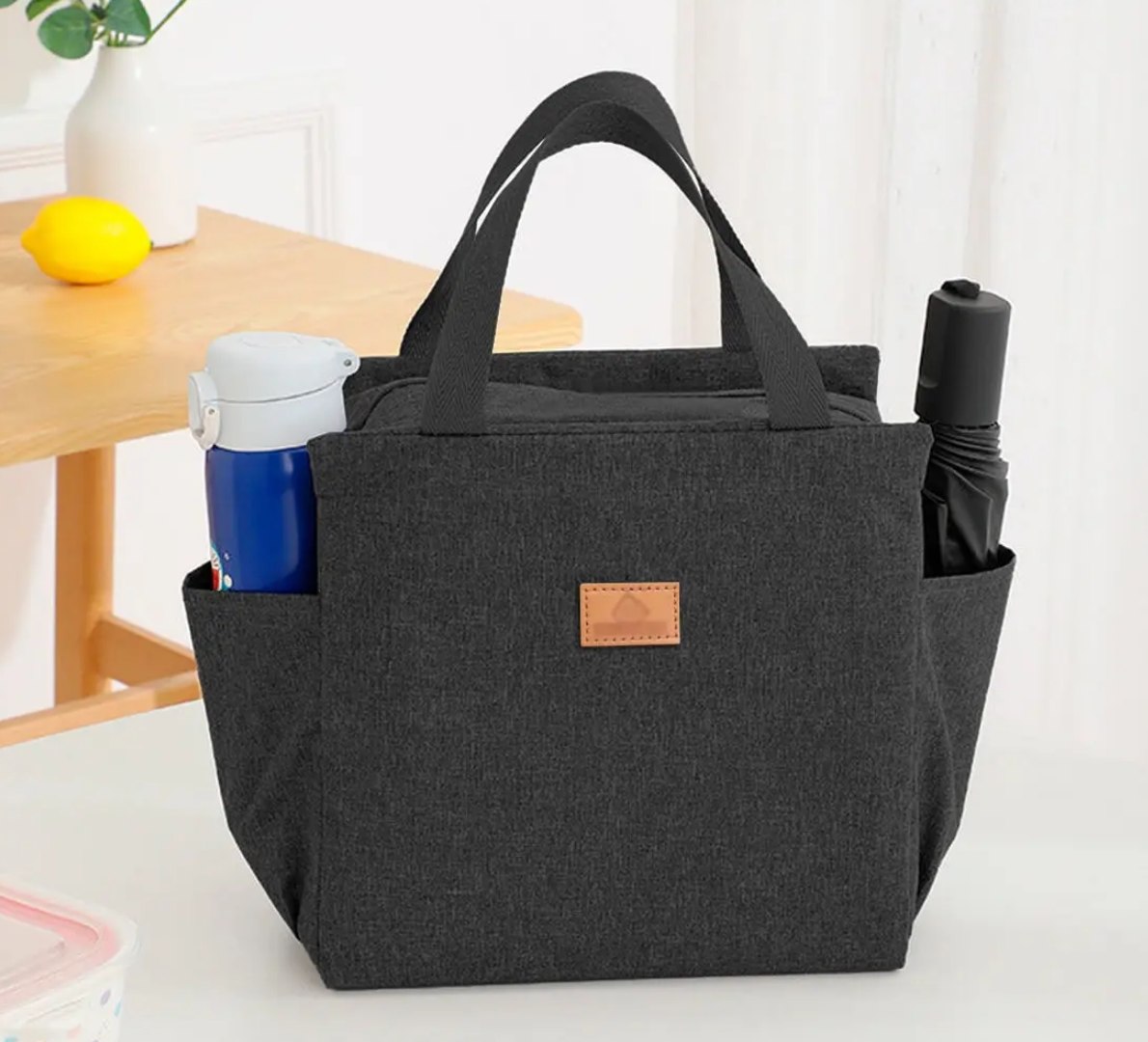 ✅ Bolsa Para Marmita com Zíper Meimi Amores