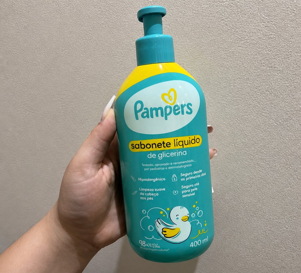 🫧 Sabonete Liquido Glicerina Pampers 400ml