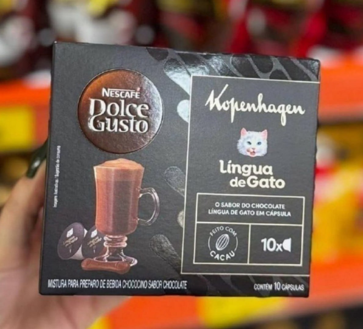 🍫 Achocolatado em Cápsula Nescafé Dolce Gusto 10 cápsulas