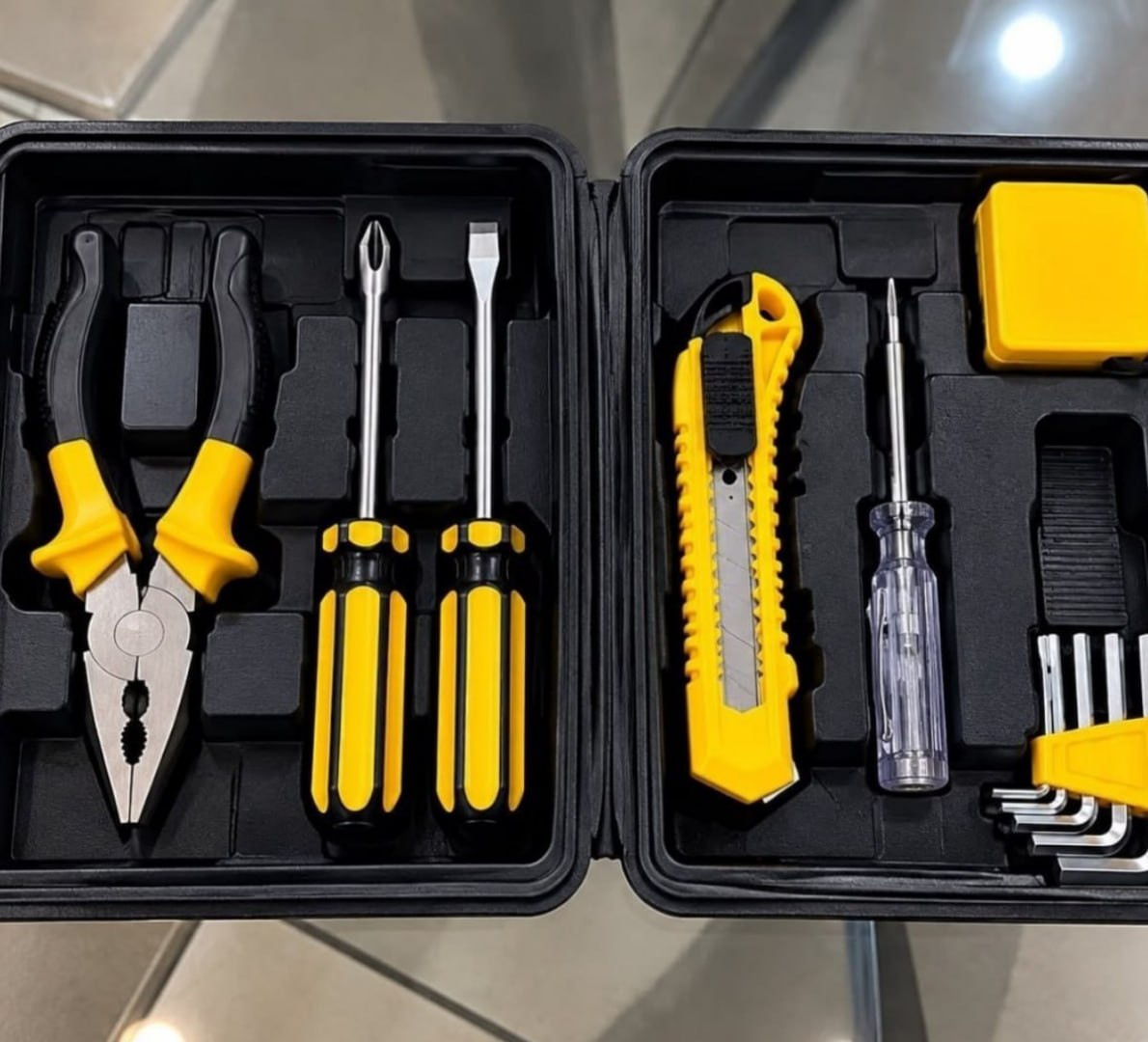 🔧 Kit Jogo De Ferramentas Aço Carbono Titanium 11 Peças