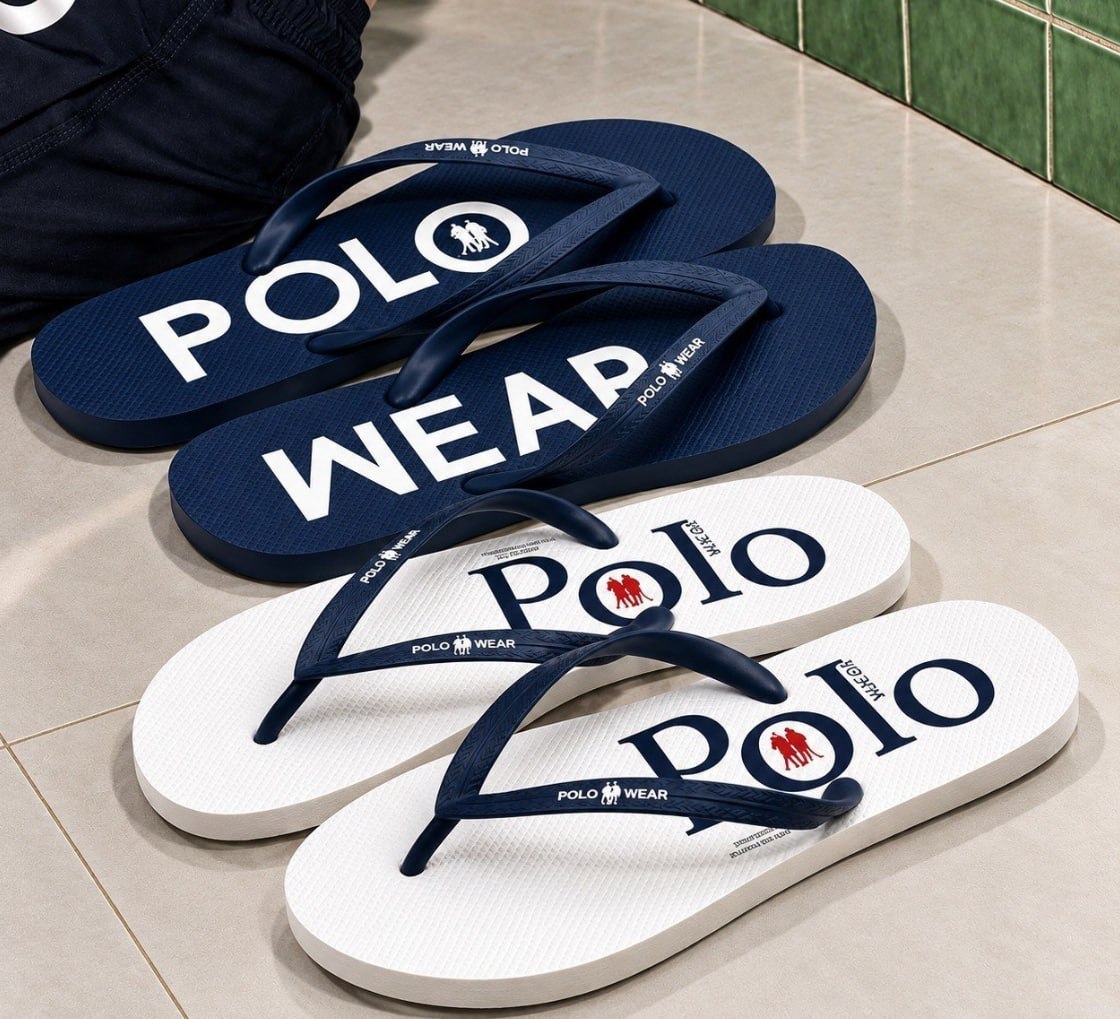 🩴 Kit 2 Chinelos Estampados Polo Wear