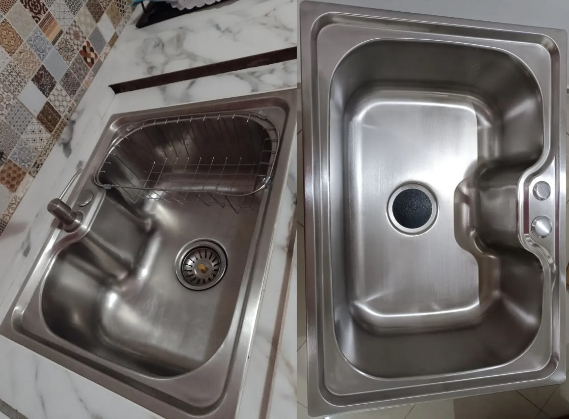 💧 Cuba Gourmet para Cozinha Aço Inox 201 50x40cm Nawa Prata