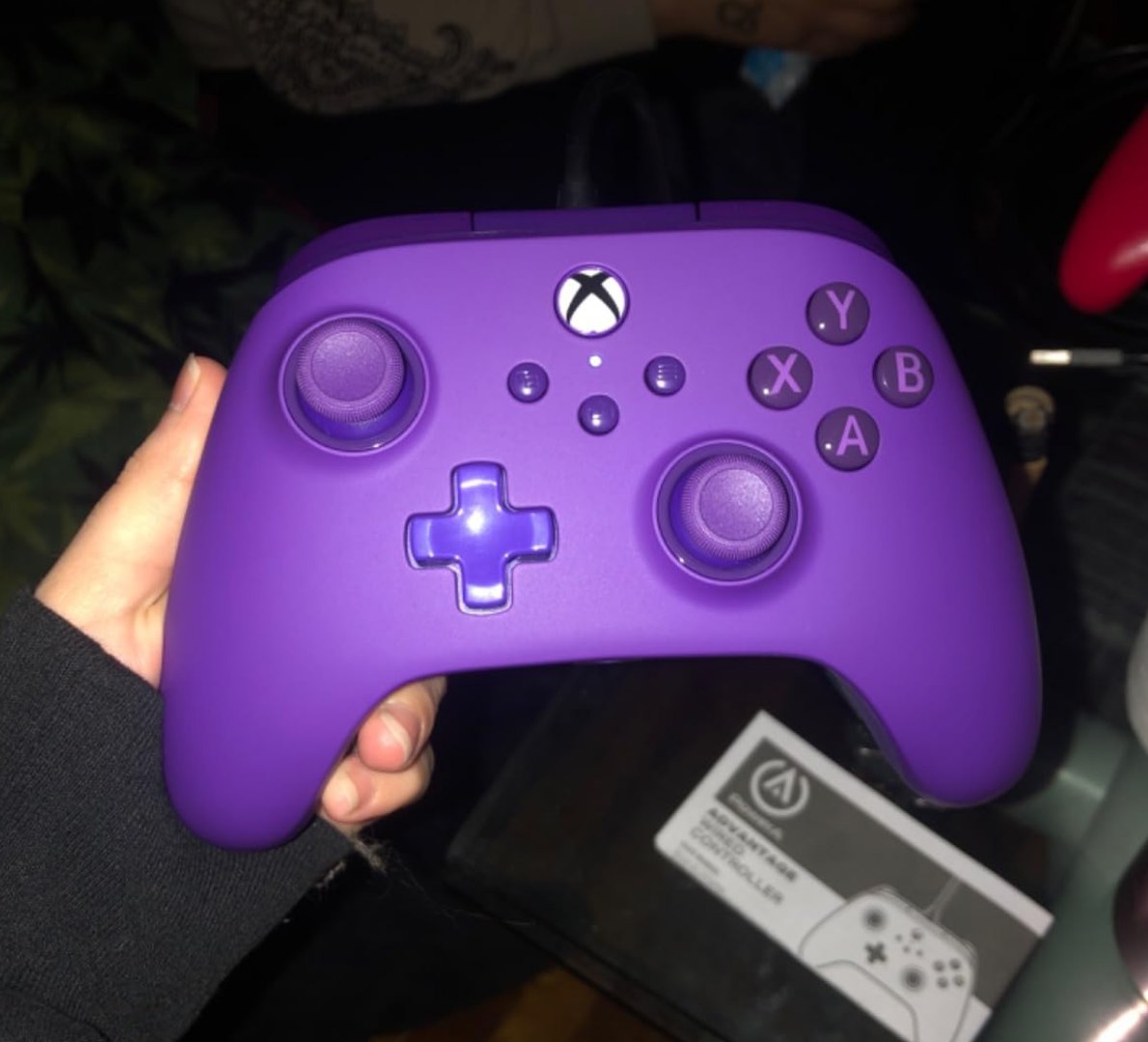 🎮 Controle com fio Power A para XBOX Série X | S - Roxo