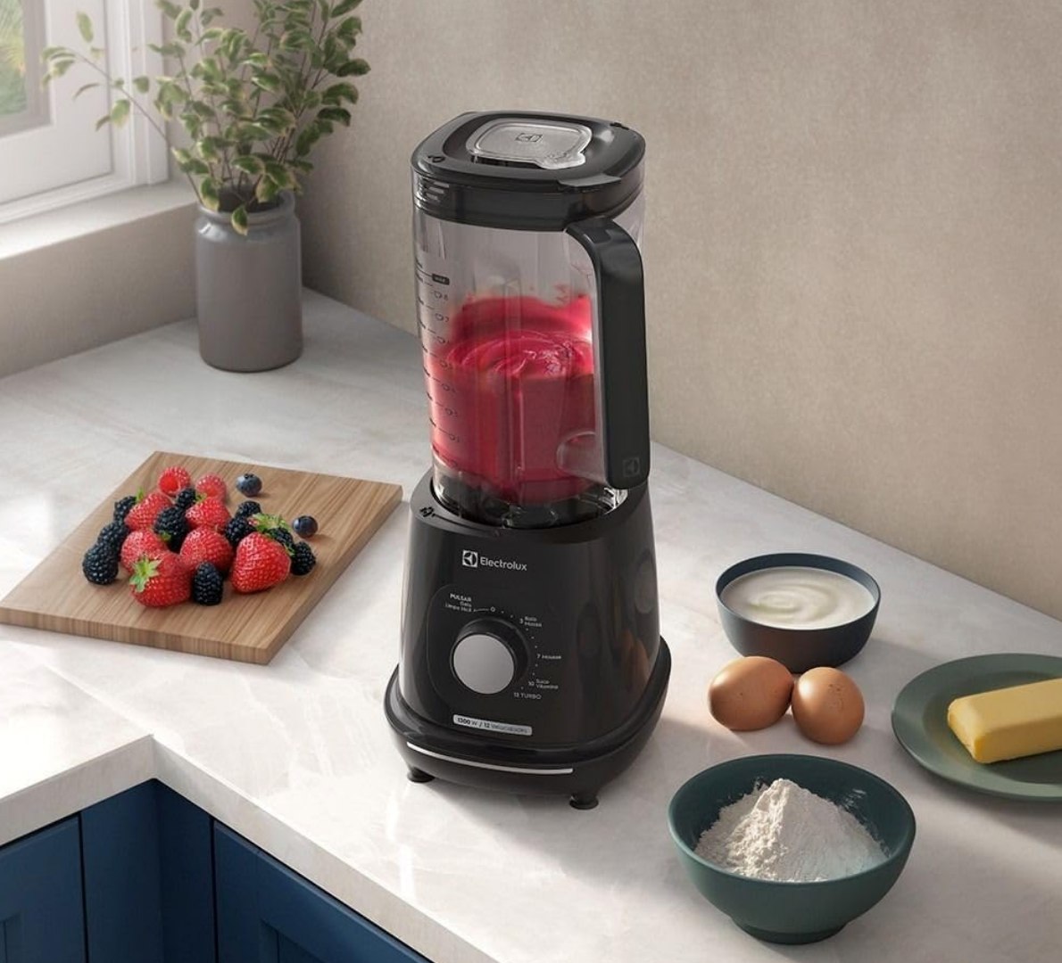 ✅ Liquidificador Electrolux 3 em 1 1300W 3,2L 127V