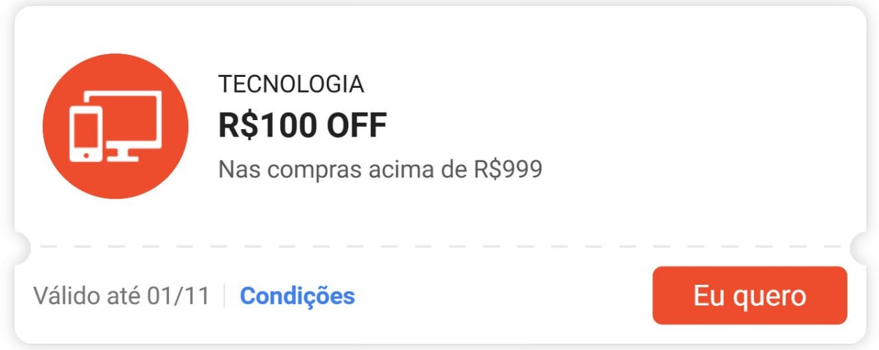 🚨 CUPOM SHOPEE TECNOLOGIA 🚨