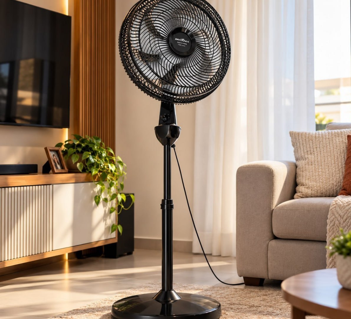 ✅ Ventilador De Coluna Britânia 6 Pás 160W