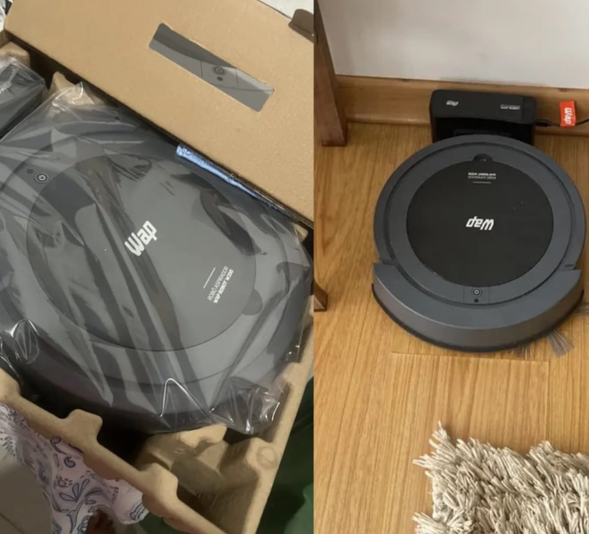🤖 WAP Robô W200 Aspirador Robô 3 em 1 Bivolt