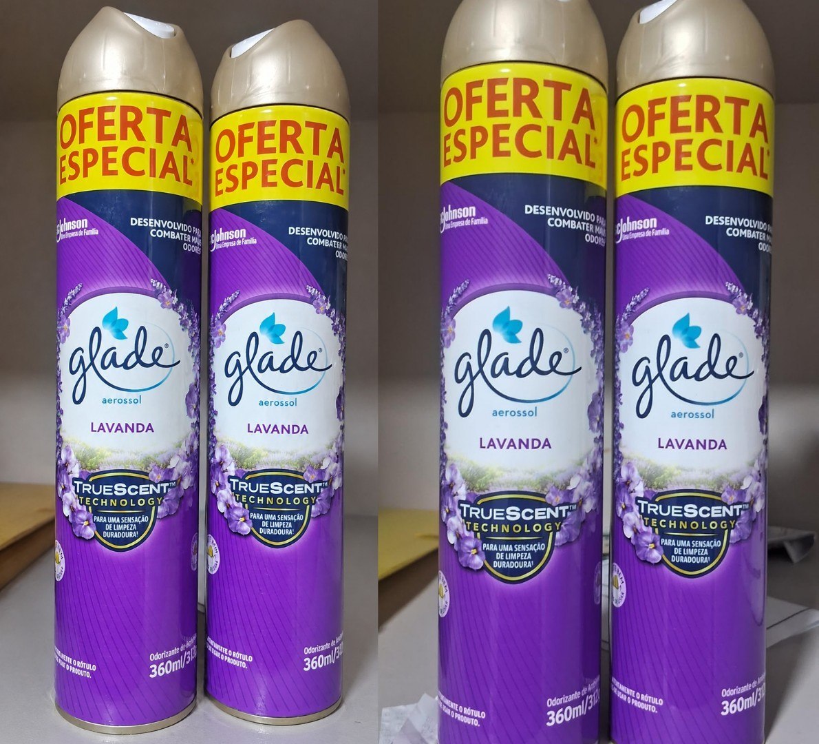 ✅ Glade Aromatizador de Ambiente Lavanda Aerosol 360ml