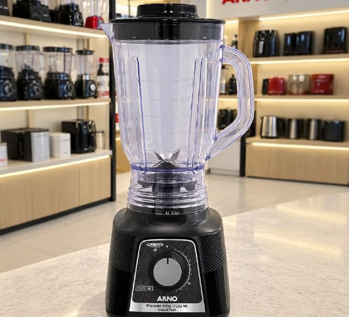 ✅ Liquidificador Arno Power Mix Limpa Fácil 1,4L 700W 127V