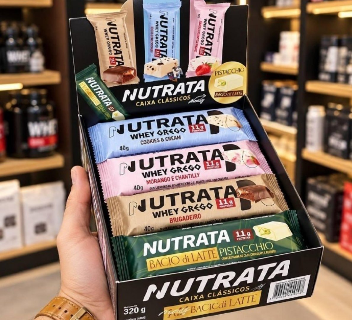 ✅ Display Misto Barra de Proteína Nutrata - 8 un