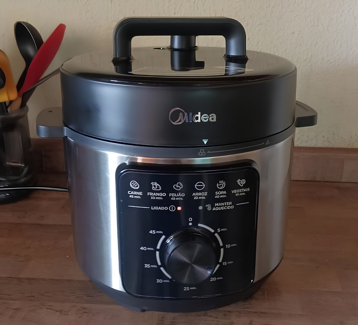 ✅ Midea Panela de Pressão Mecânica 4L, 127V