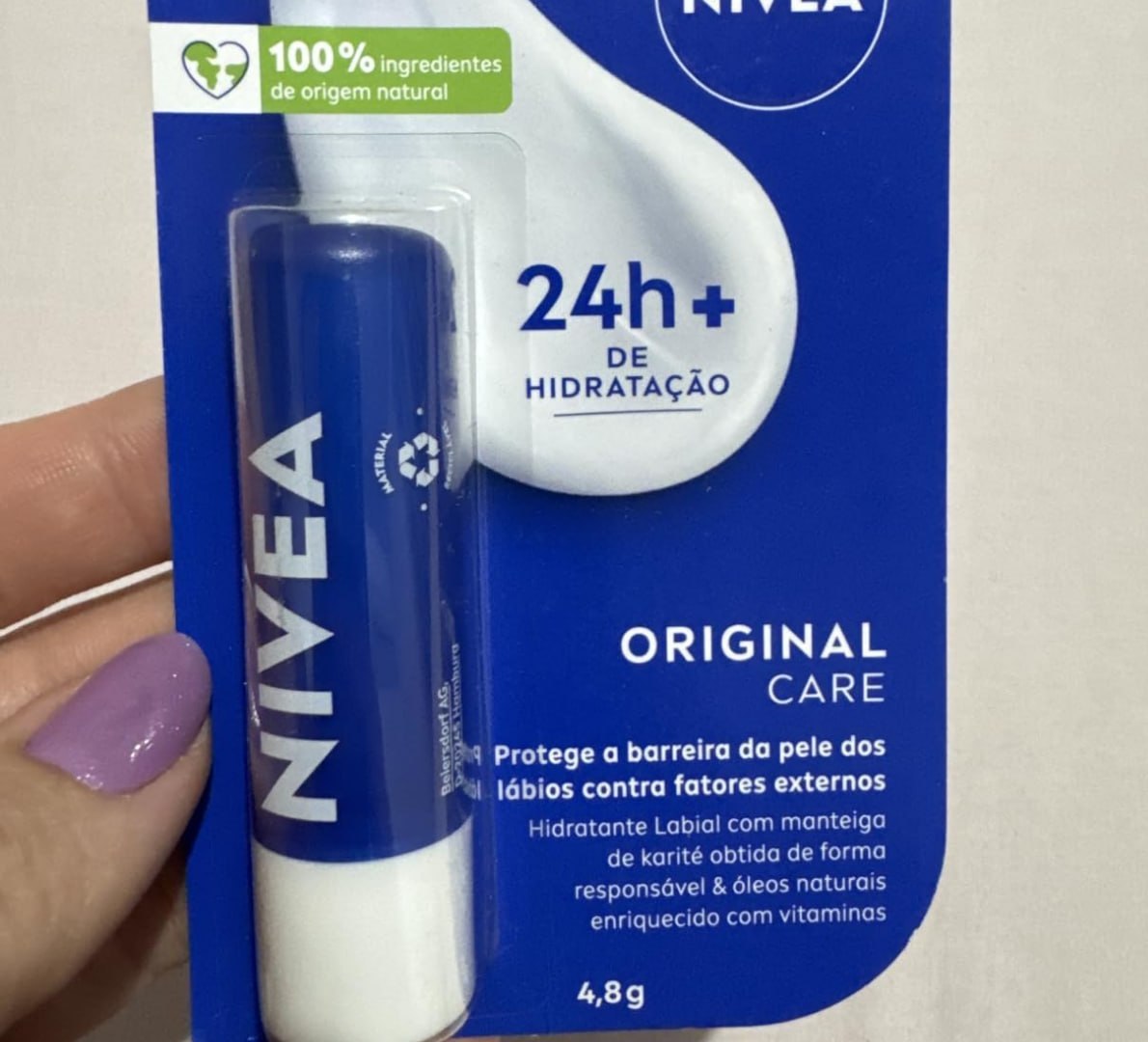 💄 NIVEA Hidratante Labial Original Care 4,8g