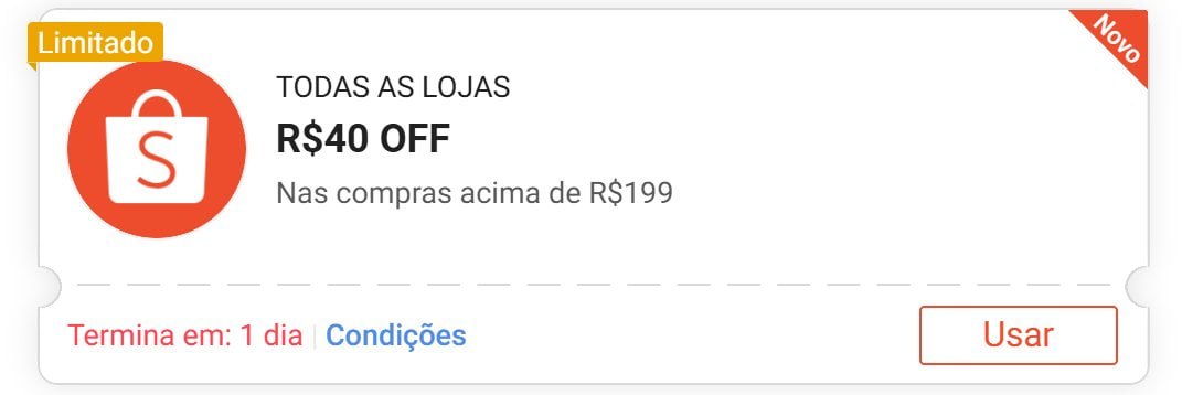 🚨 NOVO CUPOM SHOPEE 🚨