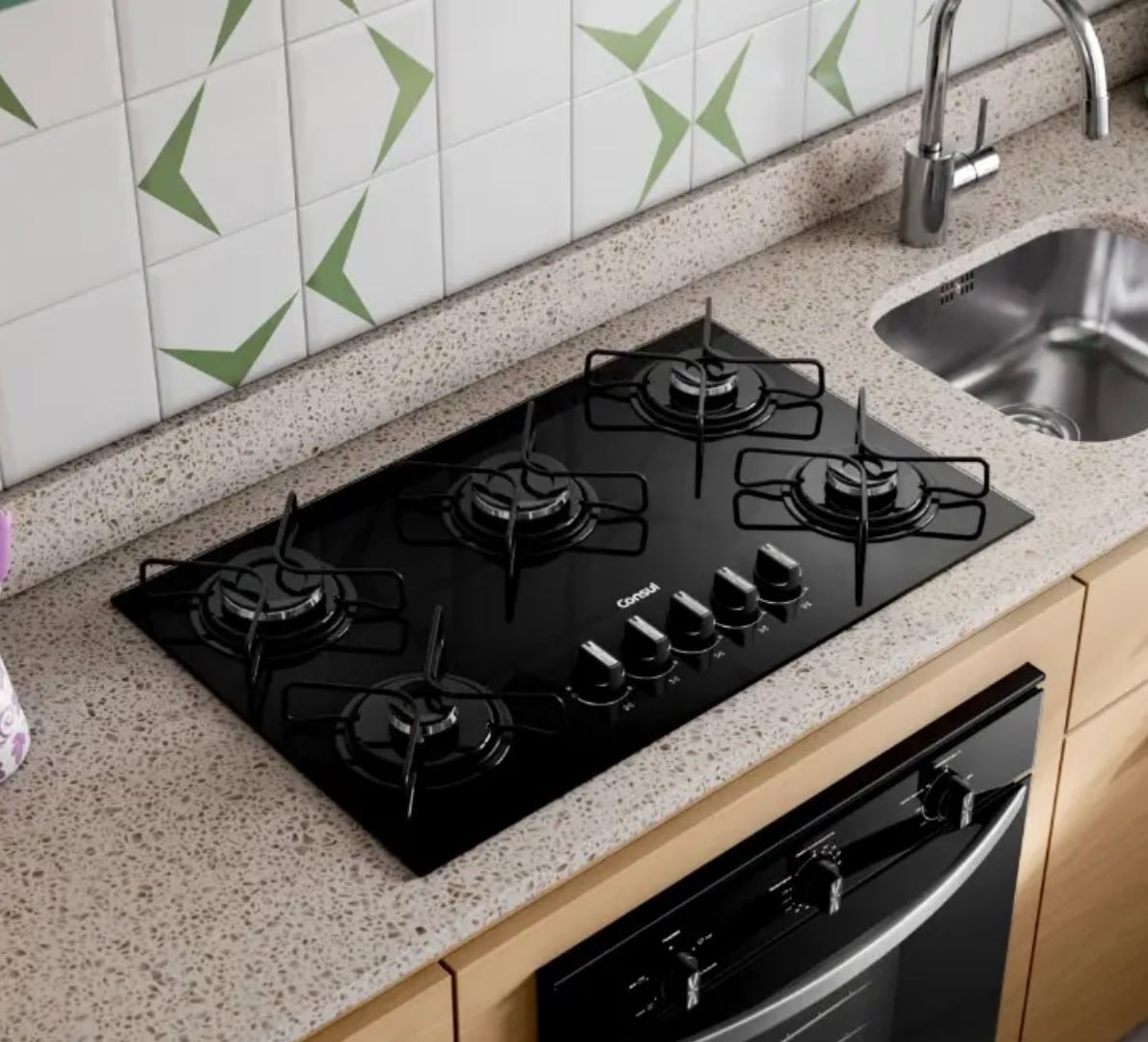 ✅ Cooktop Consul a Gás 5 Bocas
