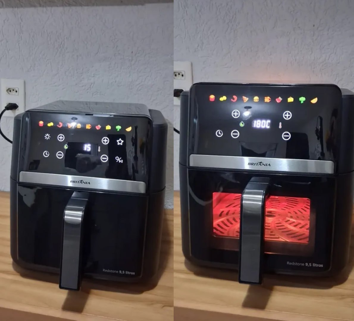 ♨️ Air Fryer Britânia 9,5l Painel Digital 1800w