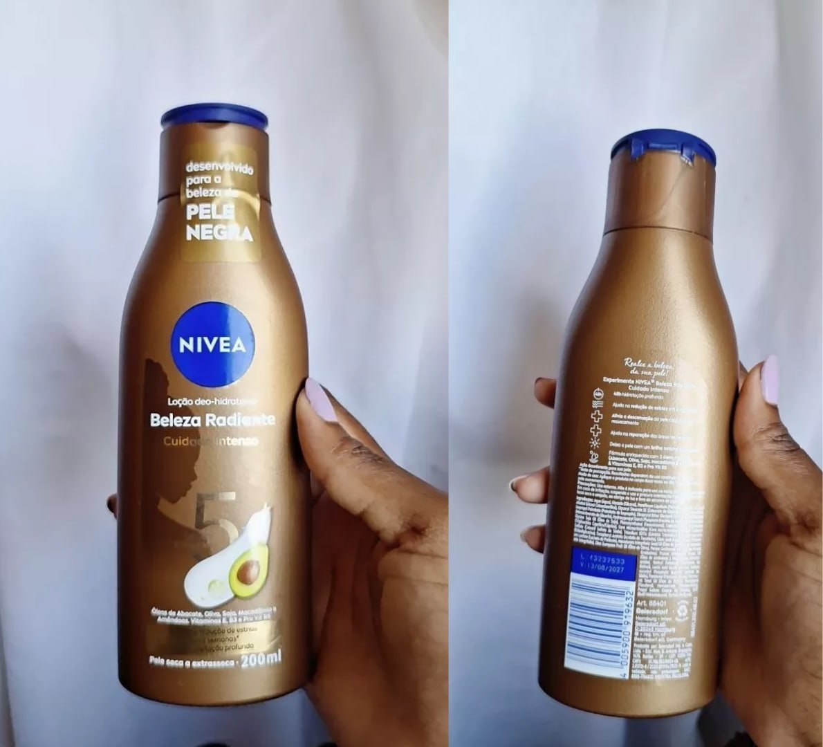 🧴 Nivea Hidratante Desodorante Beleza Radiante Cuidado Intenso 200ml