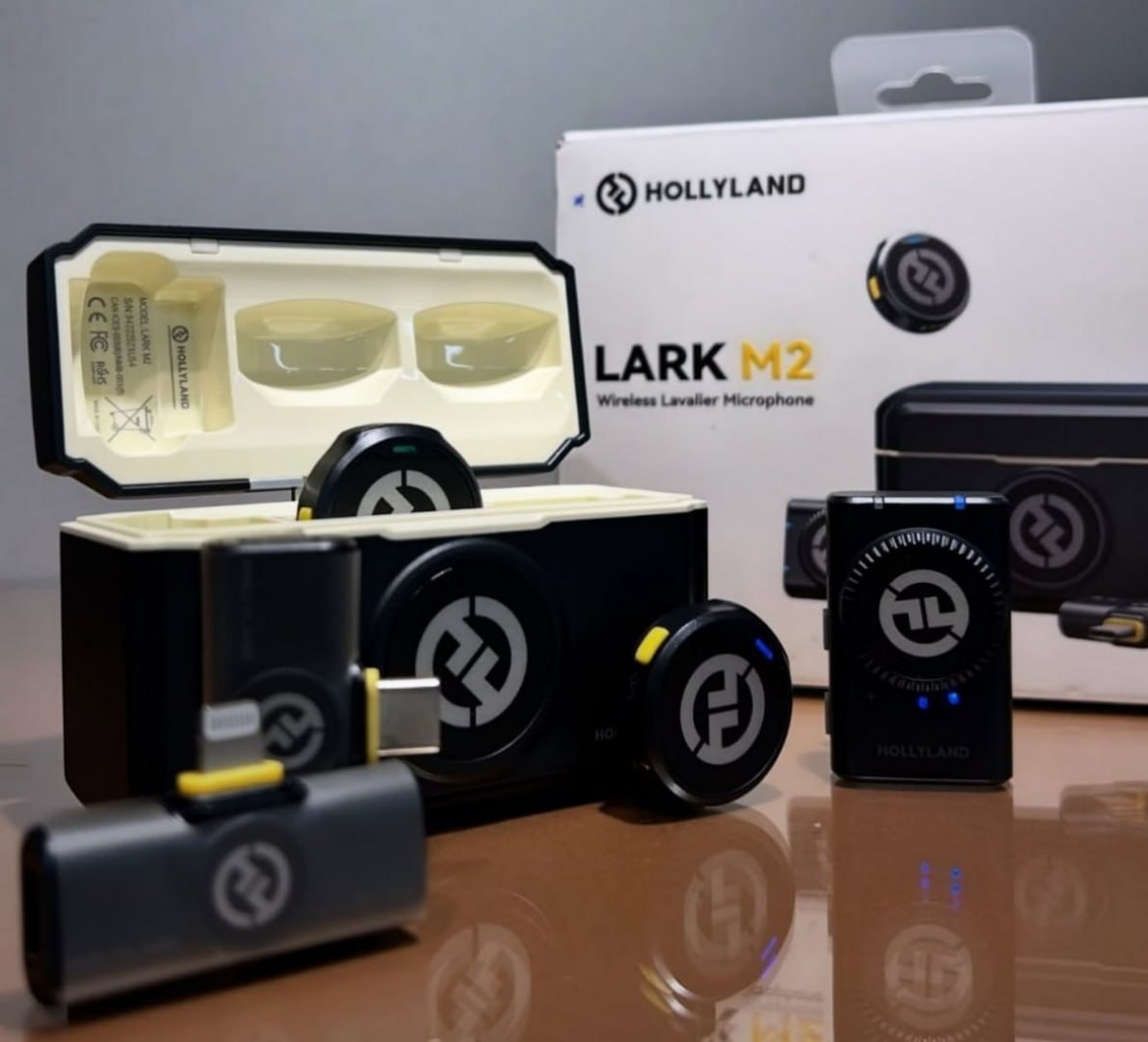 🎙 Microfone de Lapela Hollyland Lark M2
