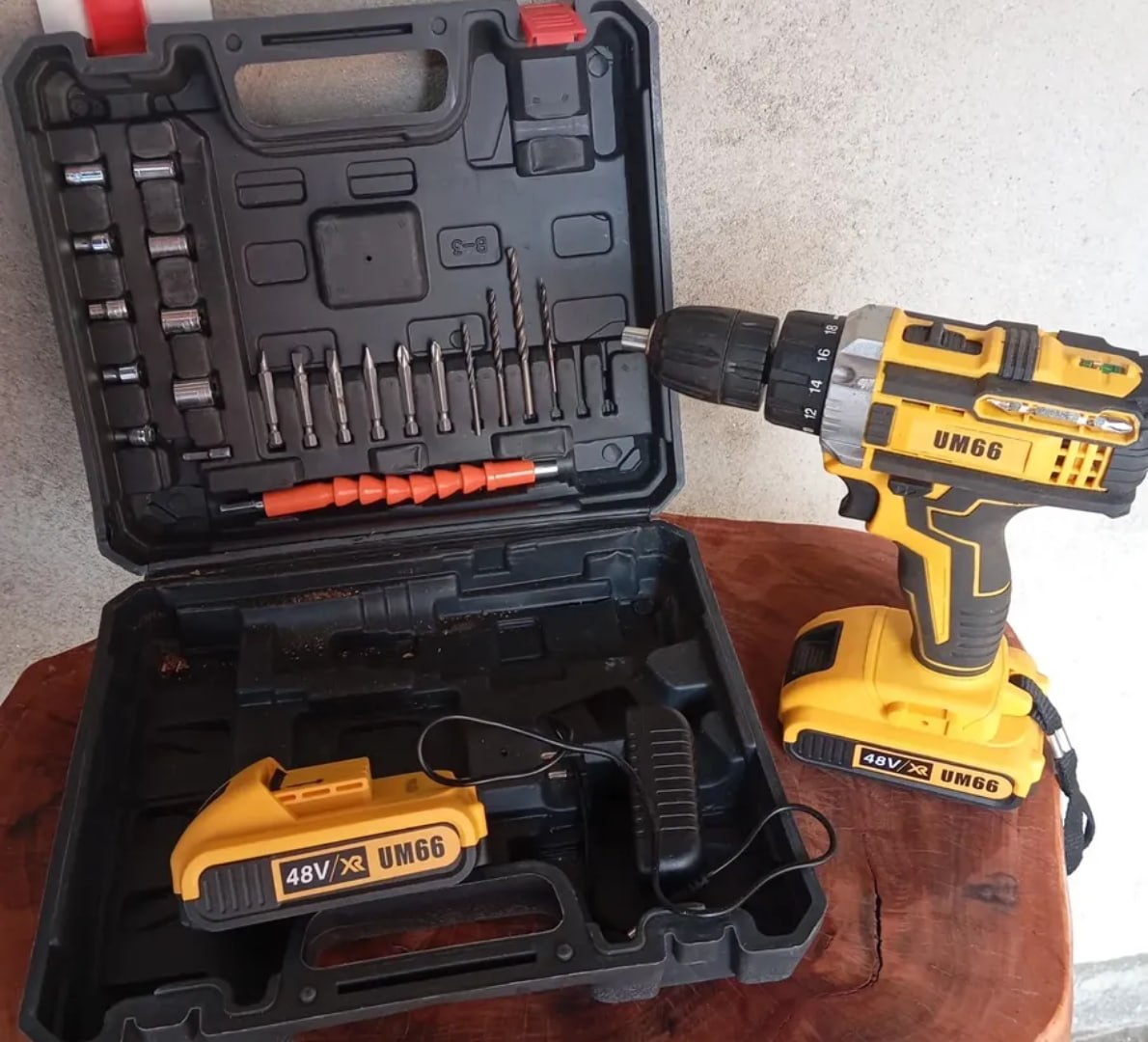 🧰 Parafusadeira Impacto Com 2 Baterias e Maleta