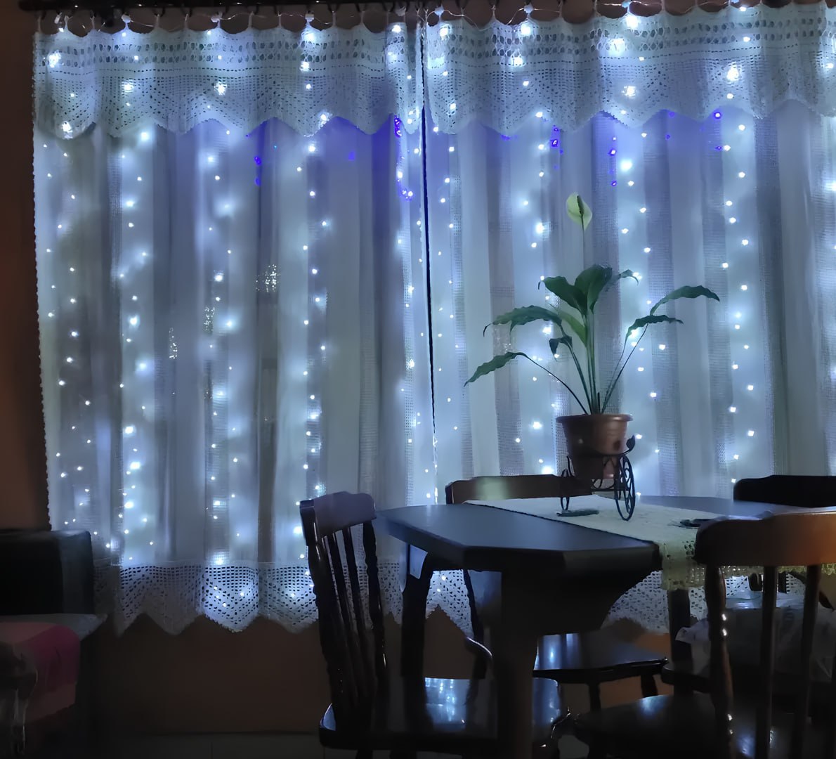 💡 Pisca Cortina 300 Leds 3x3m 8 Modos Iluminação