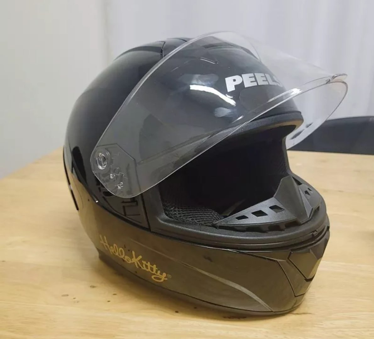 🪖 Capacete Moto Fechado Hello Kitty Hk Peels Checked