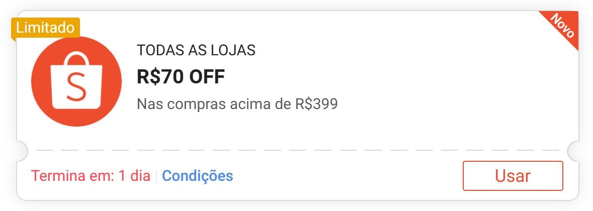 🚨 NOVO CUPOM SHOPEE 🚨