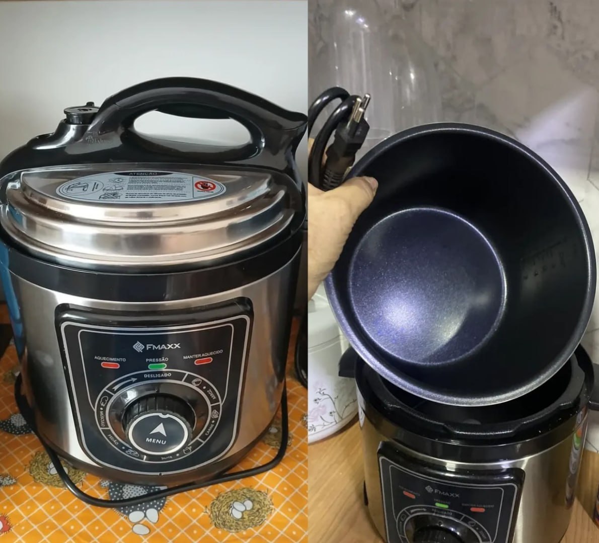 🥘 Panela De Pressão Elétrica Fmaxx Kitchen Chef 4 Litros 800w - 220V