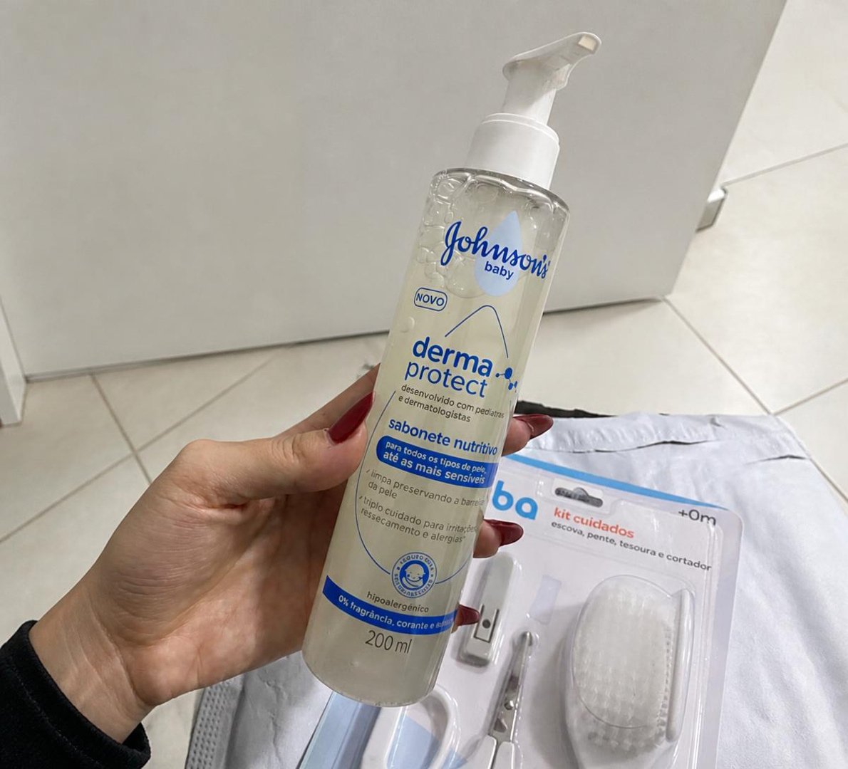 🫧 Sabonete Nutritivo Johnson's Baby Derma Protect 200ml