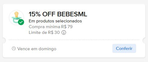🚨 CUPOM MERCADO LIVRE P/ PRODUTOS DE BEBÊ