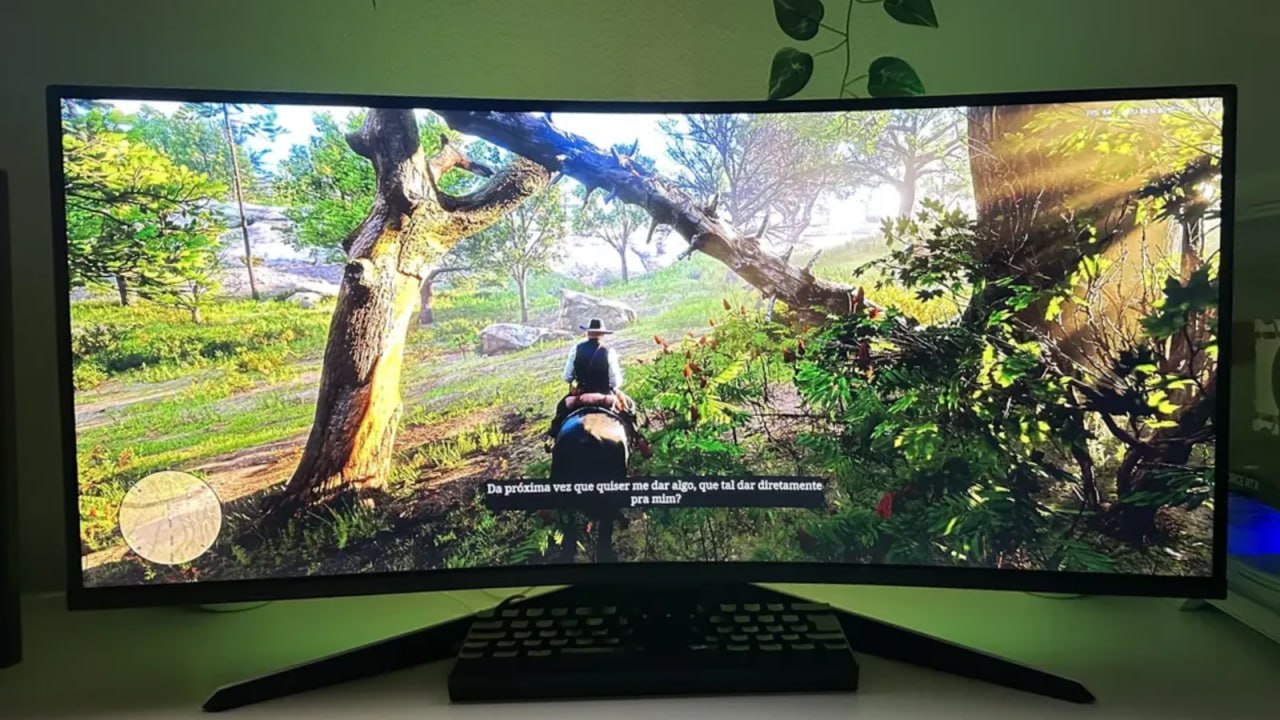 🖥 Monitor Gamer Curvo TCL 34" QD-Mini Led WQHD 180Hz 1ms (gtg)