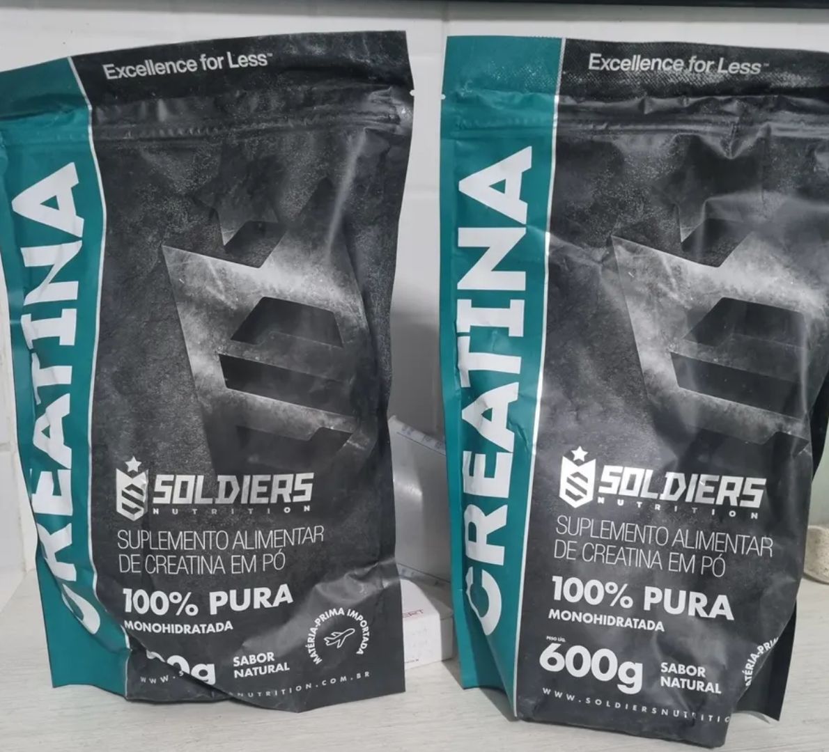 💪 Kit 2 Unidades Creatina Soldiers Nutrition 600g