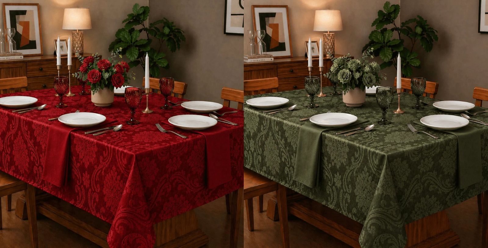 AQUELA TOALHA DE MESA BONITONA PARA O NATAL