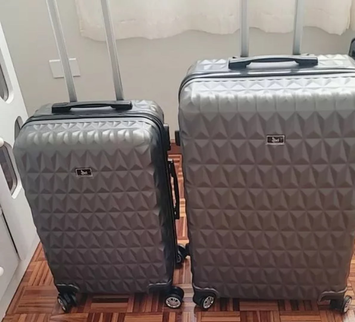 🧳 Conjunto Mala De Viagem Média E Grande Rodinhas 360º - Eagle