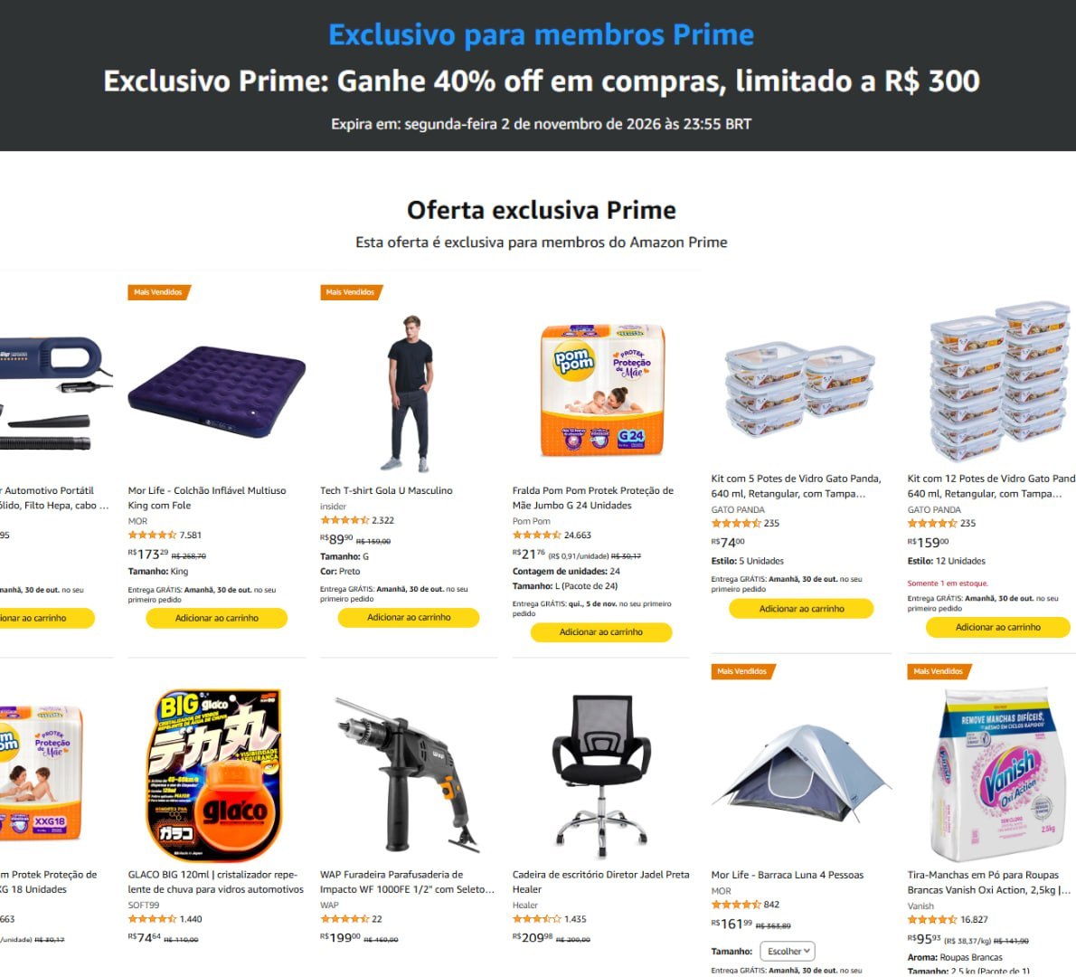🚨 NOVO CUPOM AMAZON EM PRODUTOS SELECIONADOS🚨