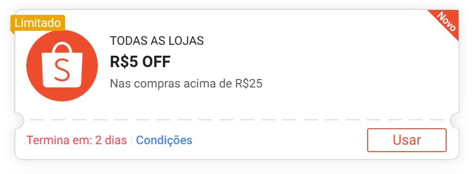 🚨 NOVO CUPOM SHOPEE 🚨