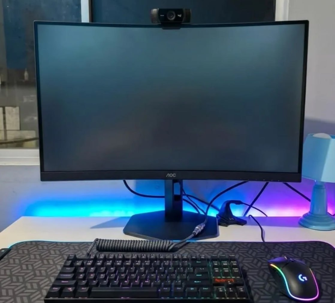 🖥 Monitor Gamer Curvo AOC AGON G4Z 27" 300Hz 0,3ms HDR10 Base Ajustável