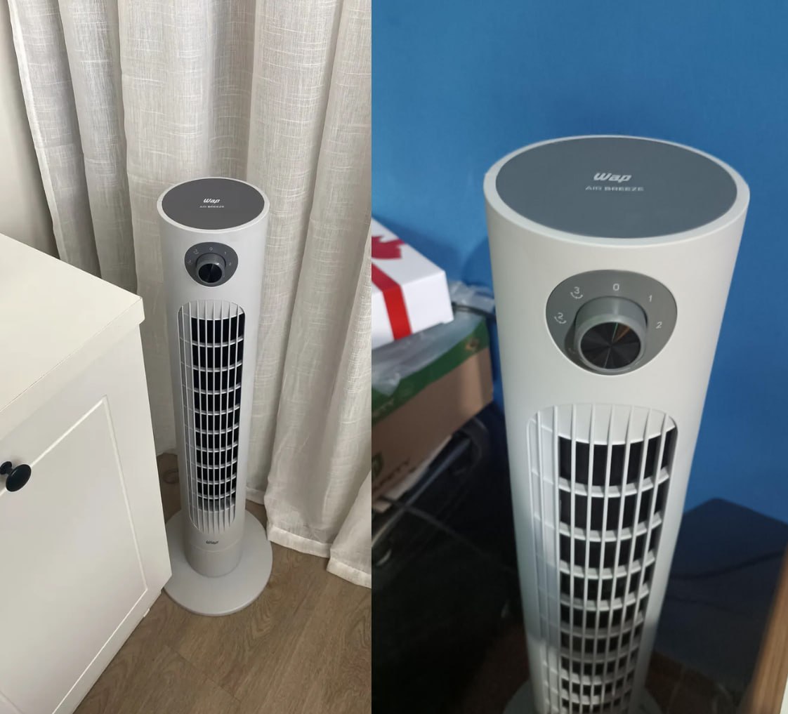 🌬 WAP Ventilador Vertical AIR BREEZE 3 Velocidades 60W 127V
