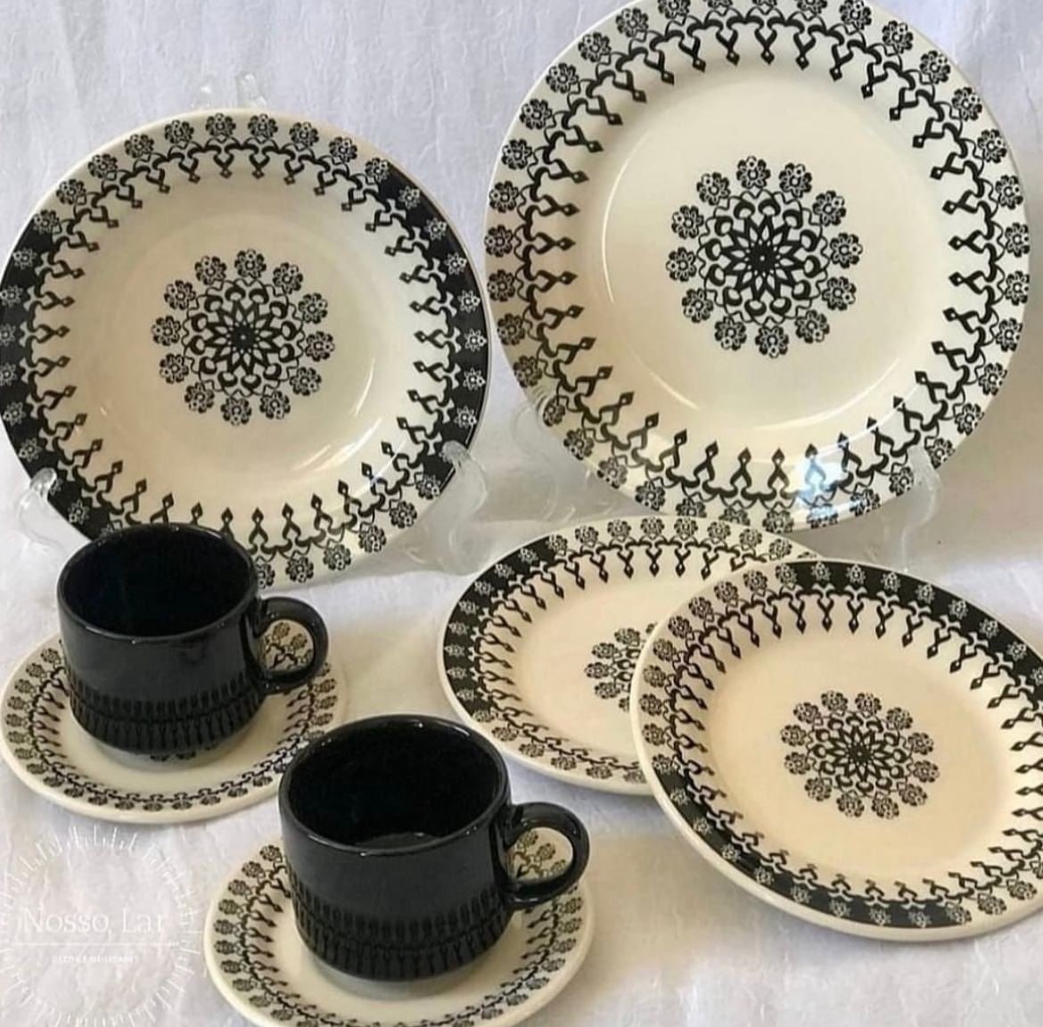 🍽 Aparelho De Jantar Oxford Cerâmica Folk 20 Pç