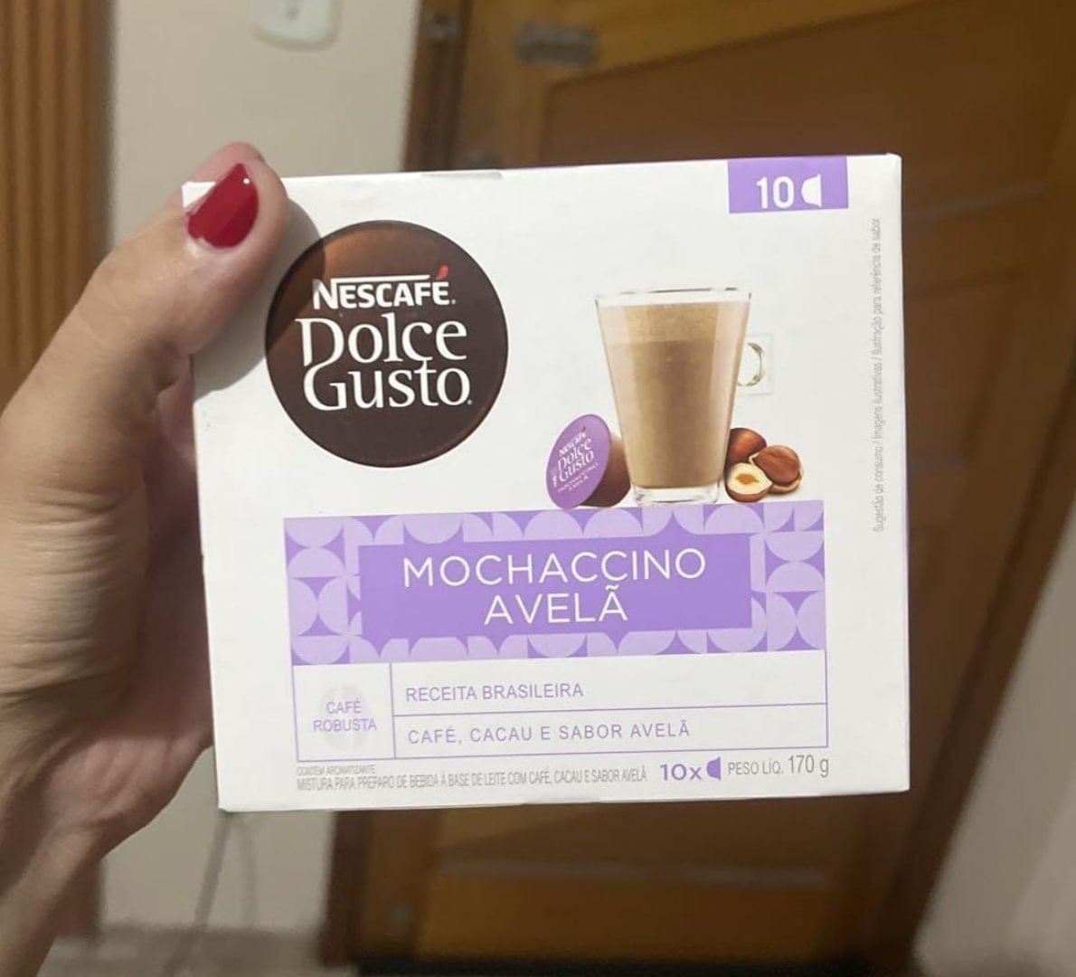 ☕️ Dolce Gusto Mochaccino Avelã Nescafé, 10 Cápsulas
