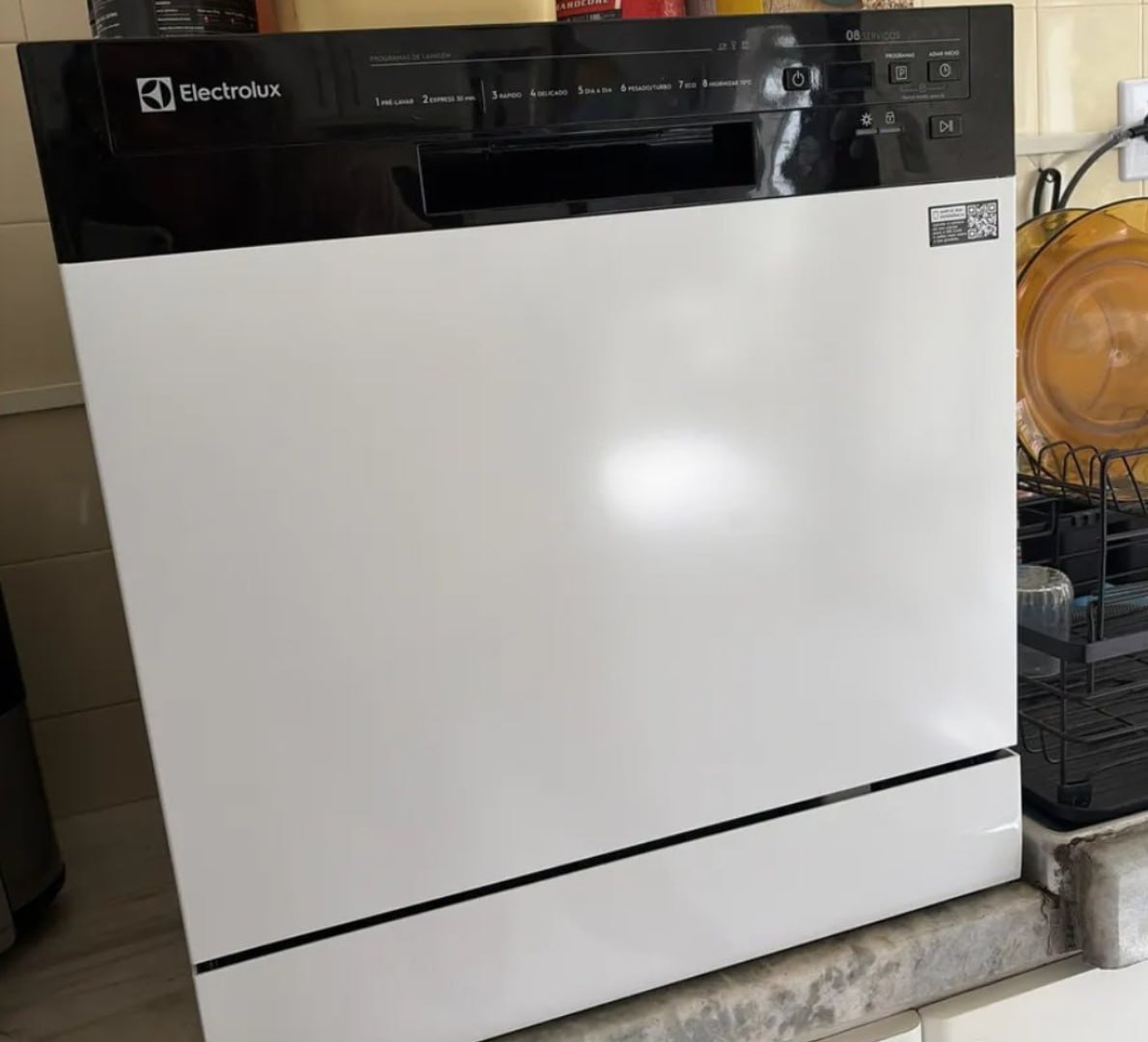 💧 Lava-louça Electrolux 8 Serviços