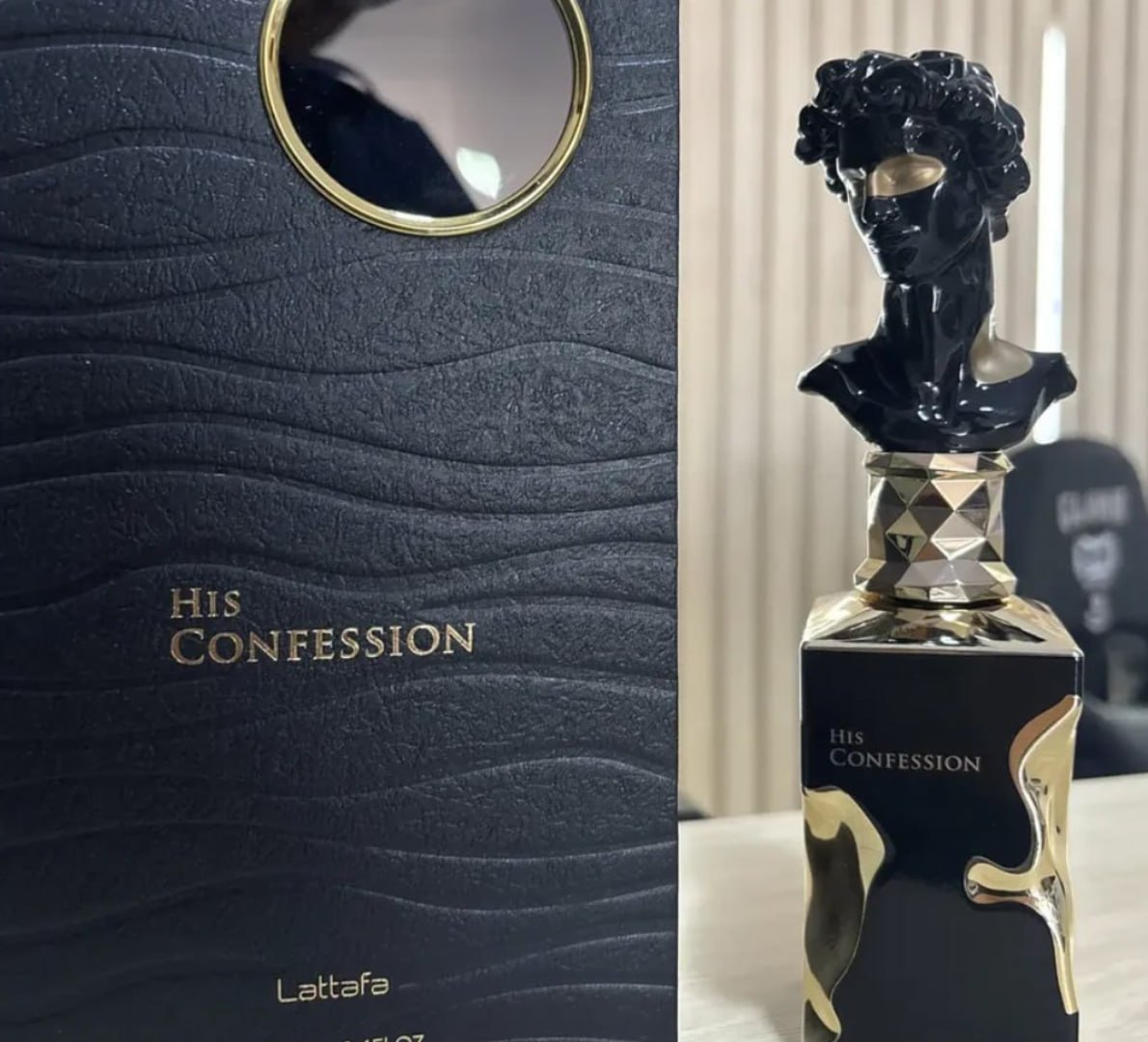🌬 Perfume Árabe His Confession Lattafa 100ml