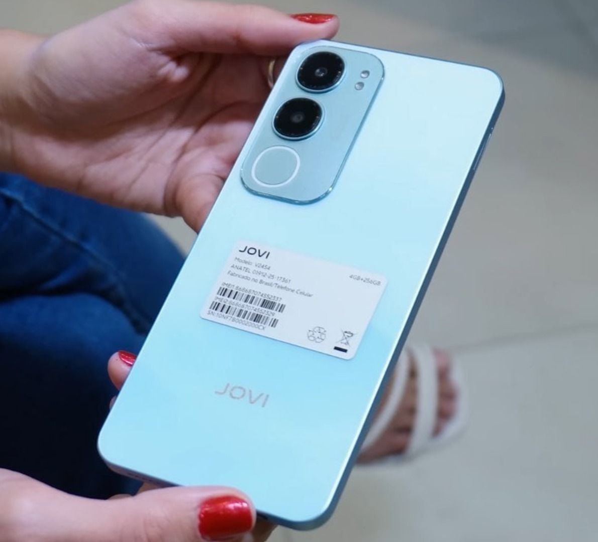 📱 Smartphone Jovi Y19s 256GB, 4GB + 4GB RAM Expansível (2 cores)