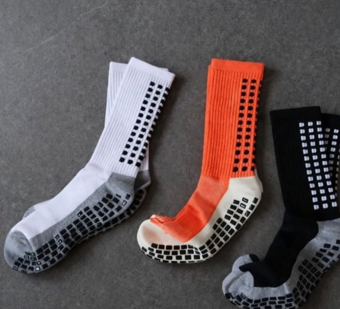 🧦 Kit 3 Pares Meia Antiderrapante Esportiva